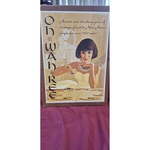 Vintage 1962 3M Bookshelf OH WAH REE Board Game 100% COMPLETE w Instruction Book